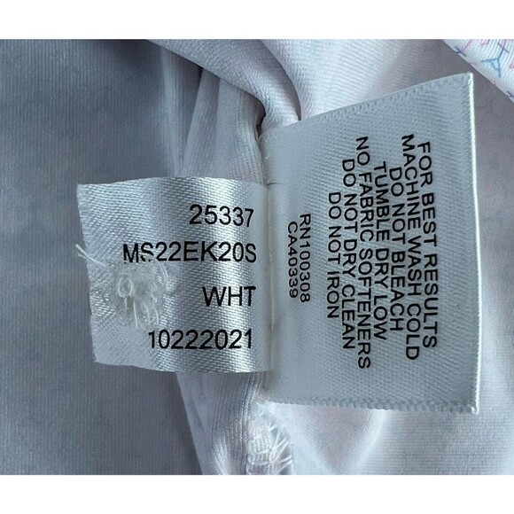 Peter Millar Summer Comfort Performance Golf Polo Palmer Laurel Valley White XL - Picture 11 of 11